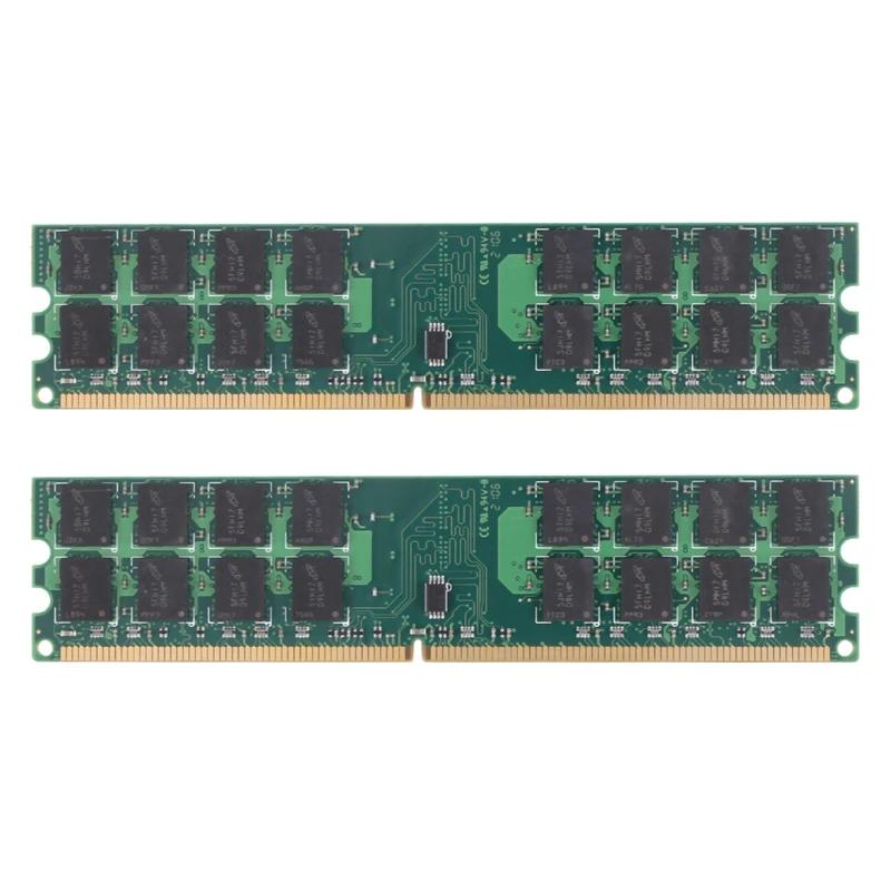 2X RAM DDR2 4GB 800MHZ PC2-6400 ޸ ũž ޸ RAM 240  AMD ý ȣȯ 